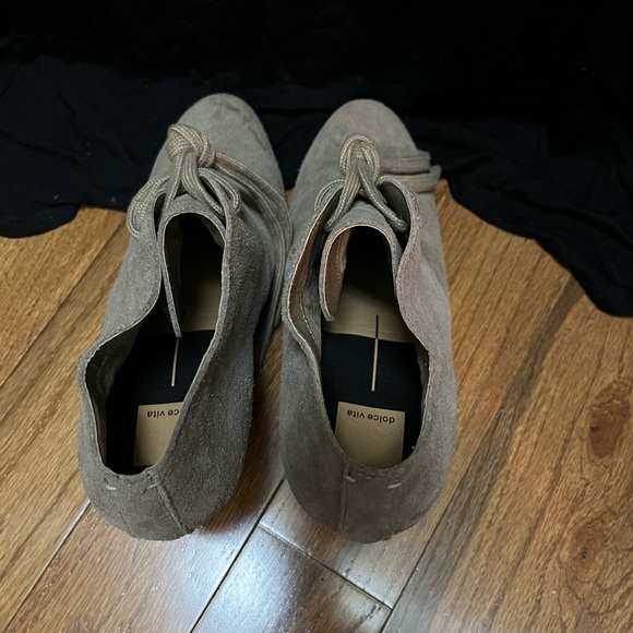 Suede heeled booties - Picture 14 of 14